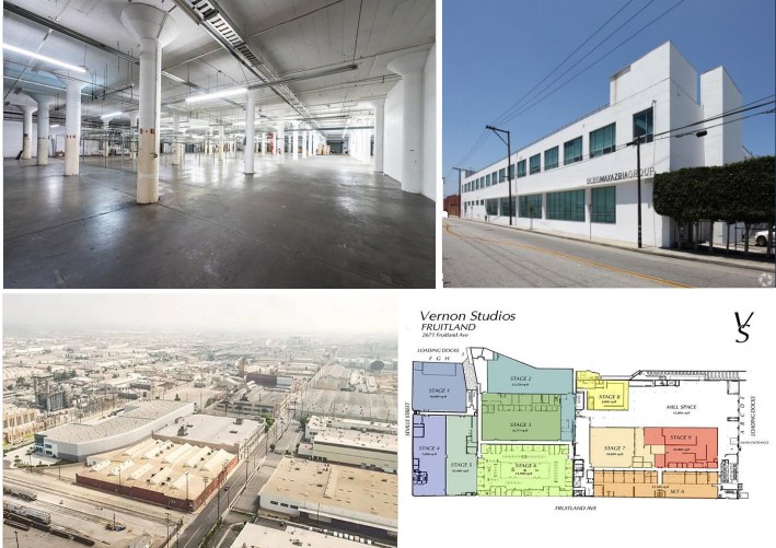 An industrial real estate property
